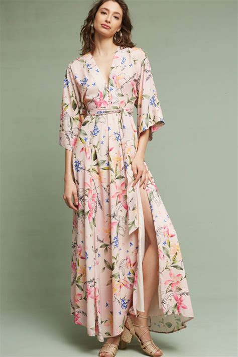 Millions of shoppers · 700,000 sellers · posh protect Floral Kimono Maxi Dress | Anthropologie