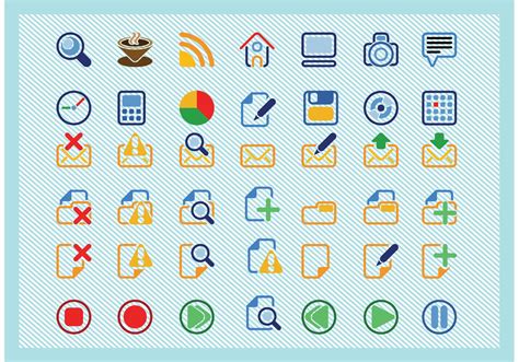 Basic Icons Vectors Download Free Vector Art Stock Graphics And Images