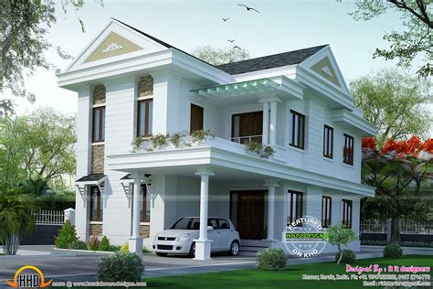 Small Double Floor Dream Home Design Kerala House Plans 125801