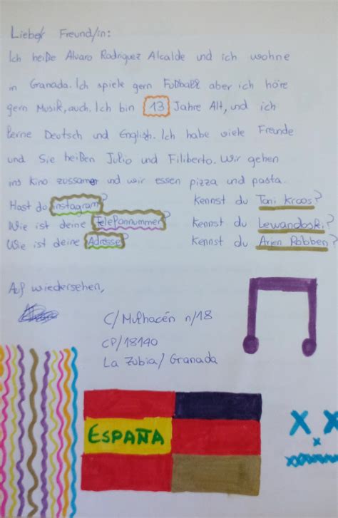 Cartas En Alemán Desde El Colegio Lux Mundi Colegio Lux Mundi Granada