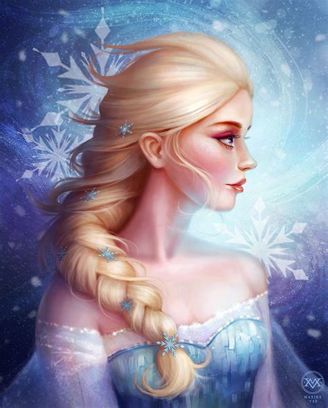 Princessesfanarts Queen Elsa By Yaile
