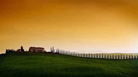 Wallpaper Tuscany Italy Europe Sky Field 5k Nature 16279
