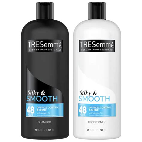 Buy Tresemme Shampoo And Conditioner Set Silky And Smooth Argan Oil