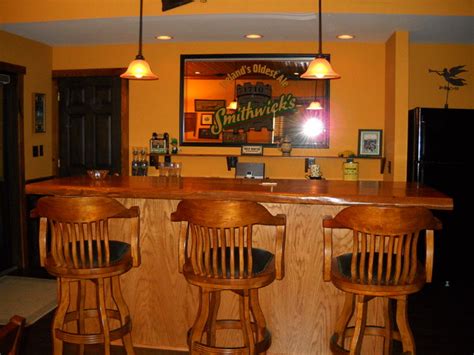 Build an irish pub in your basement you've just returned from an epic irish adventure, tasting your way through the storied land of guinness, jameson, and other potent potables (or maybe you just dreamt about it). Irish Pub Basement