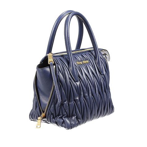 Miu Miu Handbag Woman In Blue Lyst