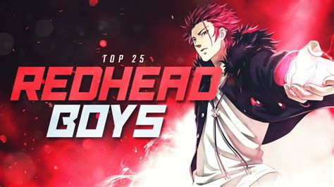 Top 25 Anime Boys With Red Hair Youtube