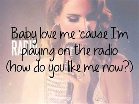 June 21, 1985), best known by her stage name lana del rey, is an icon of modern alternative singing and songwriting. Radio - Lana Del Rey - Lyrics - YouTube