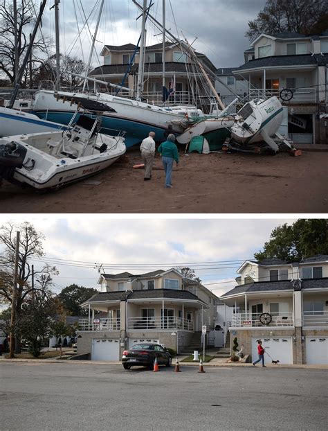 Then And Now Hurricane Sandy Photos Business Insider