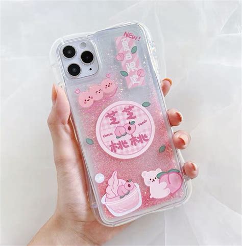 Peach Phone Case For Iphone7 8 7 8plus X Xs Xr Xsmax 11 11pro 11promax Pink Phone Cases
