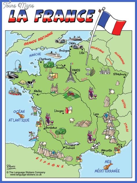 France Map Tourist Attractions