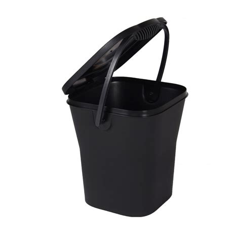 Vous apprécierez son format compact (18. Poubelle compost - 6 litres EDA PLASTIQUES | Bricozor