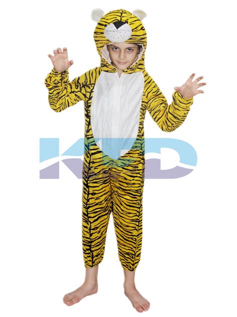 Tiger Fancy Dress For Kidswild Animal Costume For Annual Function