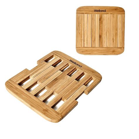 Welland Industries Llc Bamboo Trivet And Reviews Wayfairca