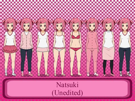 Casual Wear Natsuki Unedited Ddlc By Pmiller1 On Deviantart