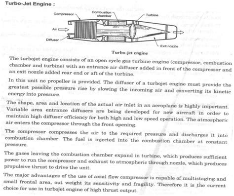 Explain Construction And Working Of Turbojet With Neat Labelled Sketch