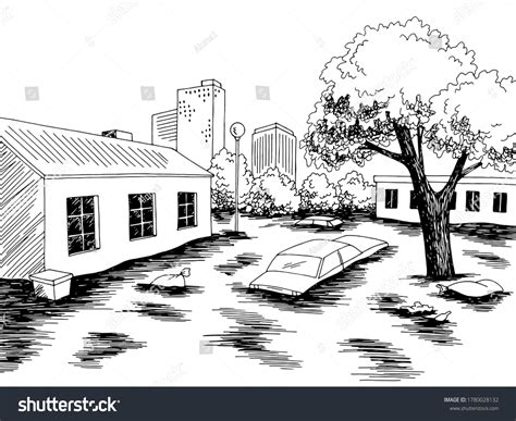 930 Water Flood Sketch Images Stock Photos And Vectors Shutterstock
