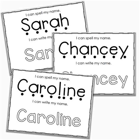 Name Practice Sheets For Preschoolers Stay At Home Educator