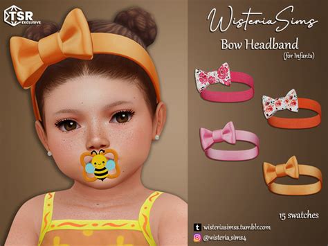 The Sims Resource Bow Headband For Infants