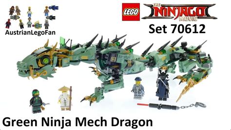 Lego Ninjago Movie 70612 Green Ninja Mech Dragon Lego Speed Build
