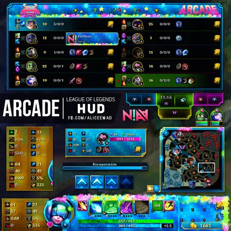 Arcade Hud League Of Legends By Aliceemad On Deviantart