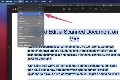 8 Steps To Edit A Scanned Document On Mac With Preview