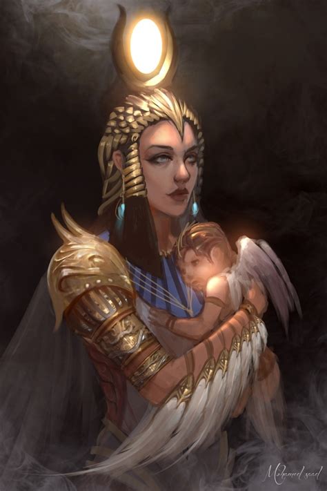 Egyptian Goddess Art Isis Goddess Egyptian Mythology Egyptian Art
