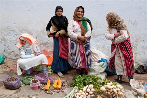 Morocco Women In Chefchaouen Souk Off The Beaten Path