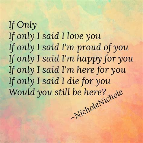 If Only ? | Im happy for you, Short poem, Writing poems