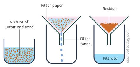 This section is variously called methods or methods and materials. What is filtration? | Eschooltoday