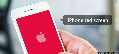 How To Fix Apple Iphone Red Screen Problem Just 4 Steps