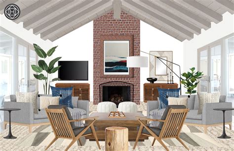 Modern Farmhouse Scandinavian Living Room Design By Havenly Interior