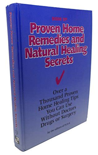 Book Of Proven Home Remedies And Natural Healing Secrets By Fc And A