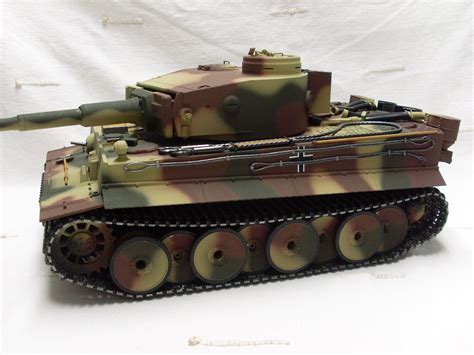 Taigen 116 Tiger 1 Rc Tank Metal 360 24 Ghz Bb Firing