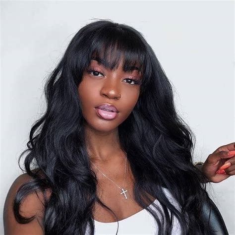 30 flawless black hairstyles with bangs 2023