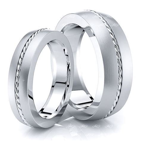 (option 3) use his or her or his/her. each team leader is responsible for his or her team. Solid Braided Matching 7mm His and 5mm Hers Wedding Ring Set