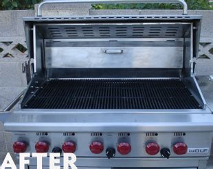 Wolf range top burners have legendary performance. Before and After BBQ Cleaning Pictures in Phoenix, Arizona