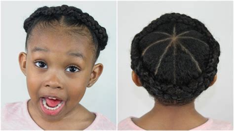 Crown Braid Hairstyles For Little Girls Sekora And Sefari Kids