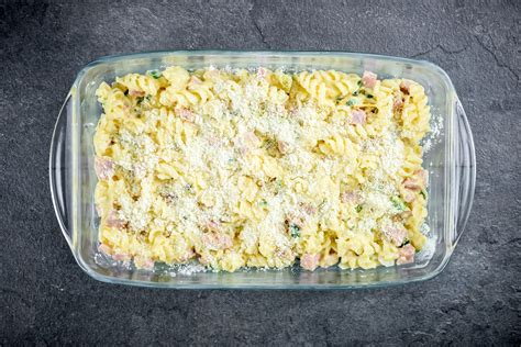 You can add as many fillings as you like. Ham and Rotini Casserole Recipe
