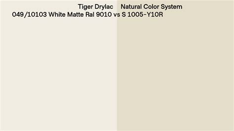 Tiger Drylac 049 10103 White Matte Ral 9010 Vs Natural Color System S