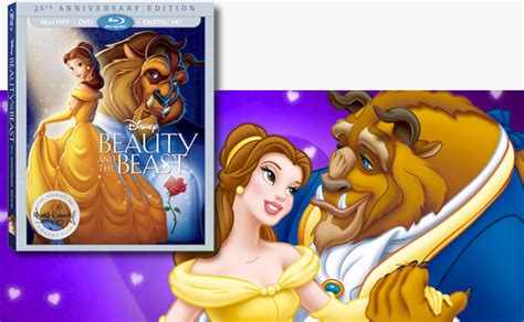Disneys Beauty And The Beast 25th Anniversary Edition Now On Blu Ray