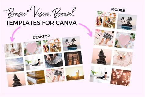 How To Make A Digital Vision Board Online With Canva Desktop Wallpaper