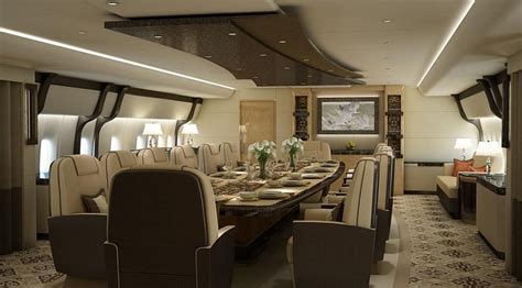 Photos Insane Interior Of Boeing 747 8 Vip The Jet Model Selected To