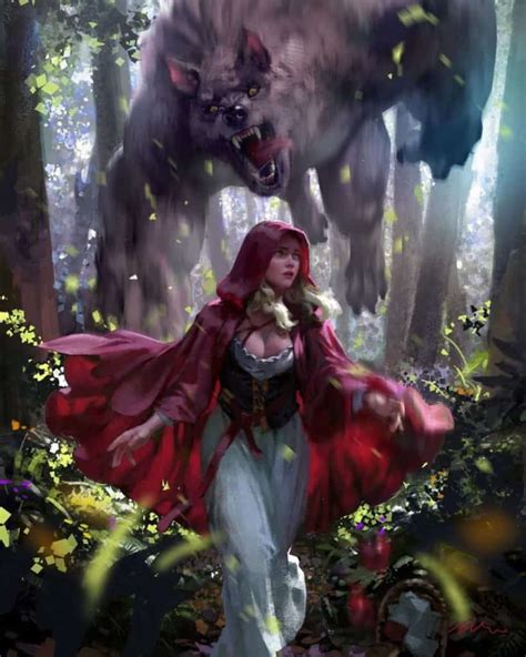 Little Red Riding Hood Like Youve Never Seen Before Paintable