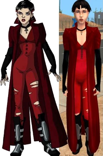 Mod The Sims X Men Evolutions Wanda Maximoff Aka The Scarlet Witch