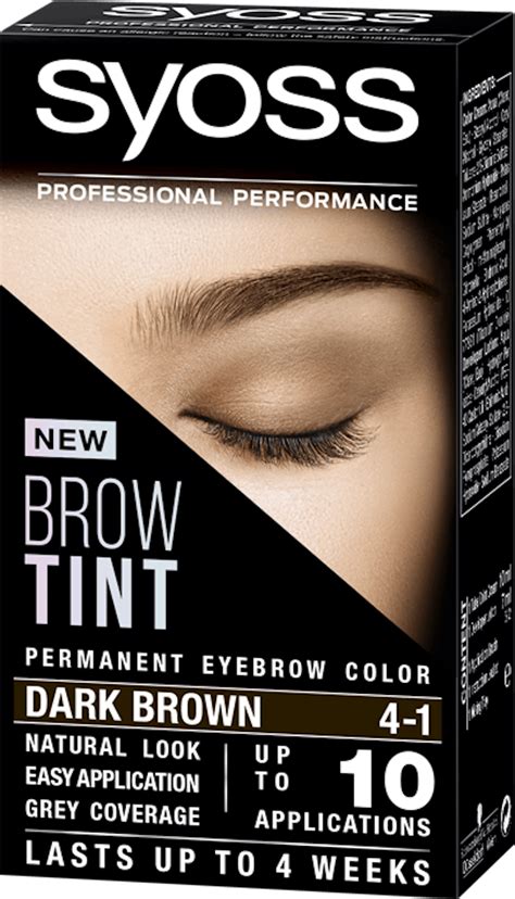 Syoss Brow Tint Dark Brown 4 1