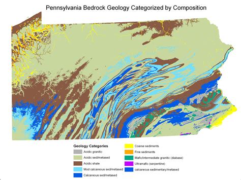 Pennsylvania Bedrock Geology Western Pennsylvania Conservancy