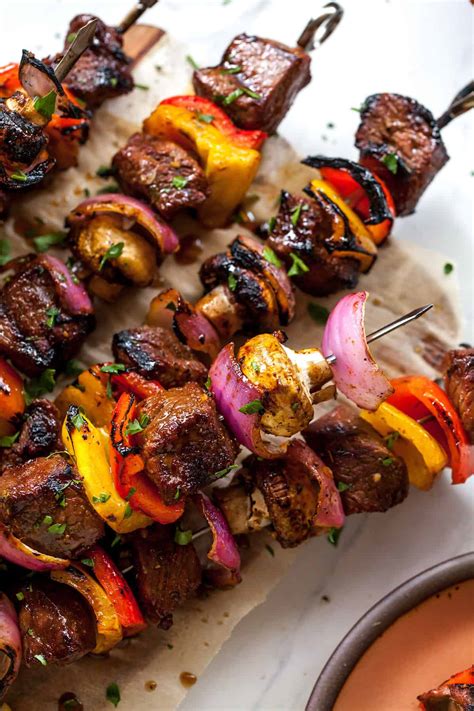 Steak Kabobs With Steak Marinade Two Peas And Their Pod