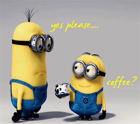 Bad Kittys Craft Room Mouse Minion Coffee Time Hd Wallpaper Pxfuel