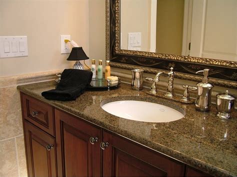 See granite, marble, quartz, solid surface, wood, and tile bathroom countertop ideas. Choices for Bathroom Countertop Ideas - TheyDesign.net ...