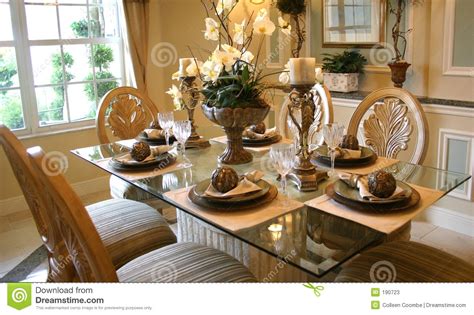 Due to the fact that we realistically do not spend much time. Dining Room stock image. Image of centerpiece, dine, table ...
